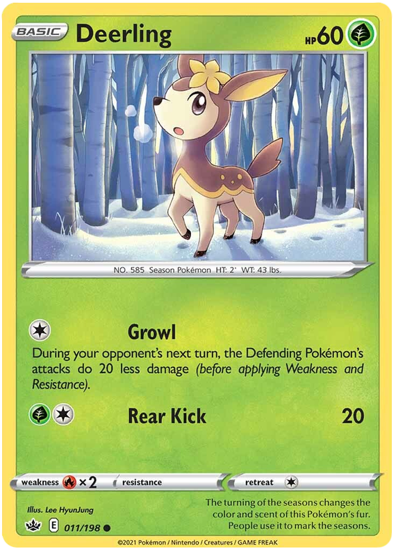 Pokemon Sword and Shield Chilling Reign #1-72 Choose Yours