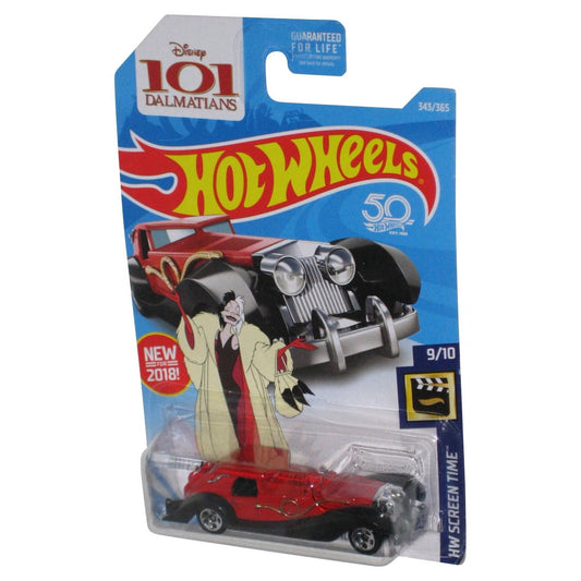 Disney 101 Dalmatians Hot Wheels (2017) Cruella De Vil HW Screen Time 9/10 Car 343/365