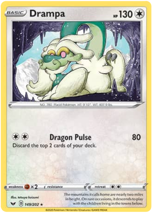 Sword and Shield Sword & Shield 149  Drampa