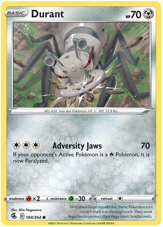 Sword and Shield Fusion Strike 184  Durant