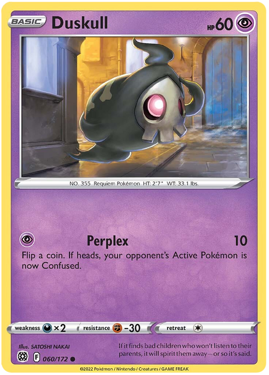 Sword and Shield Brilliant Stars 060  Duskull