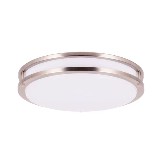 Energetic Lighting 14-Inch LED Flush-Mount Light Fixtures, 2-Pack