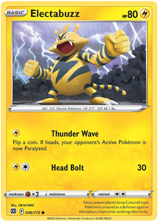 Sword and Shield Brilliant Stars 046  Electabuzz