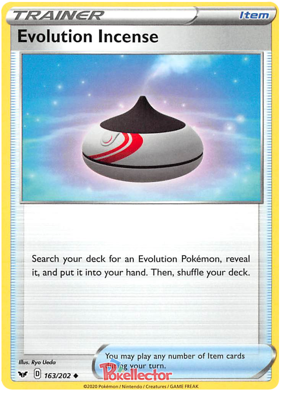 Sword and Shield Sword & Shield 163  Evolution Incense