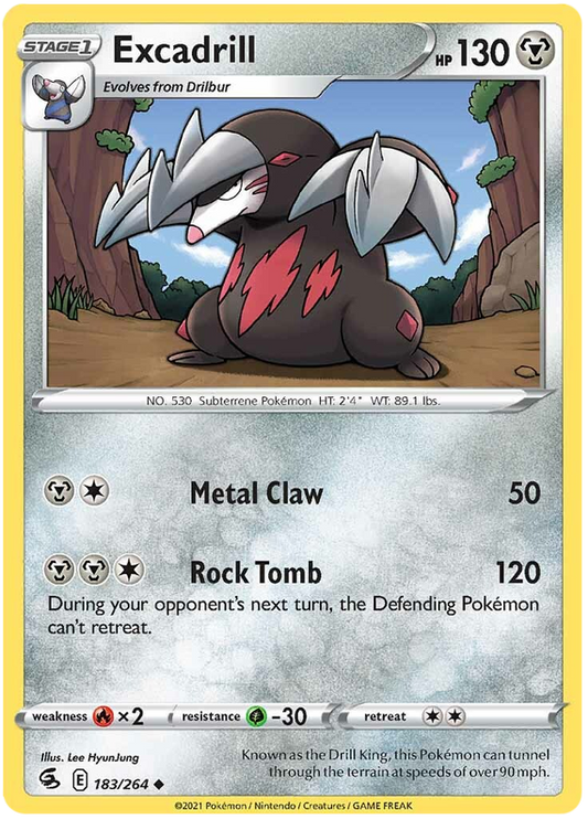 Sword and Shield Fusion Strike 183  Excadrill