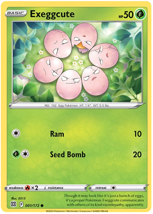 Sword and Shield Brilliant Stars 001  Exeggcute