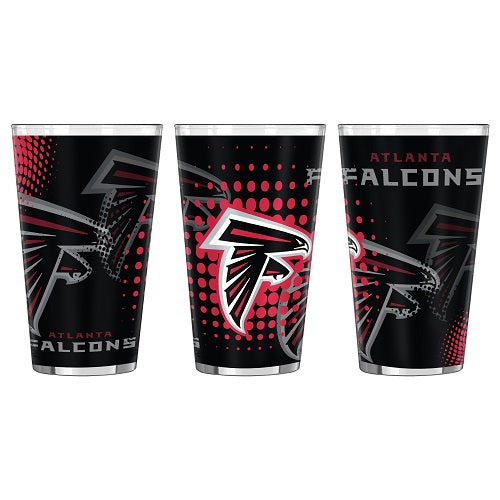 NFL Teams 16 oz Pint Glass - Assorted Team & Style Choose your