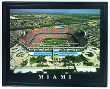 Load image into Gallery viewer, NFL/MLB/NCAA  8"x10" Field Stadium Poster Print Framed
