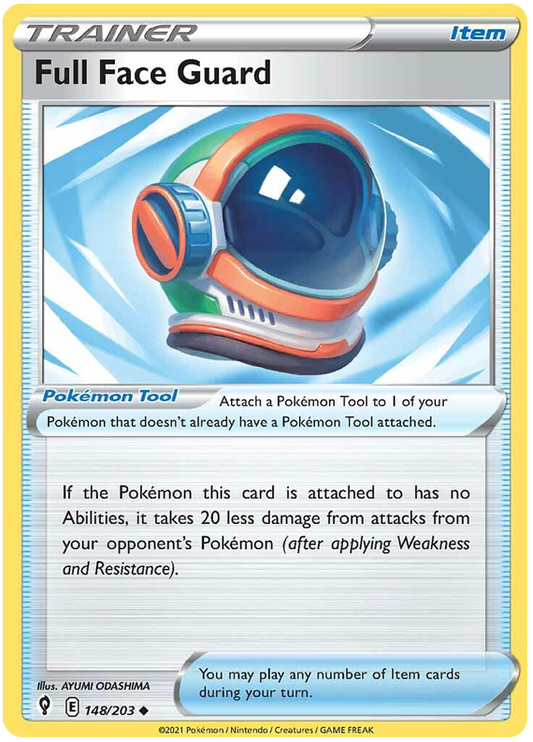 Sword and Shield Evolving Skies 148  Full Face Guard