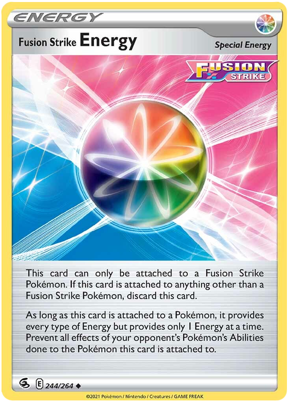 Sword and Shield Fusion Strike 244  Fusion Strike Energy