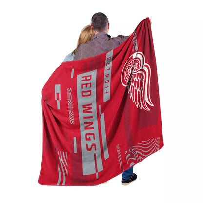 NHL Detroit Red Wings 60" x 80" Digitize Raschel Throw Blanket