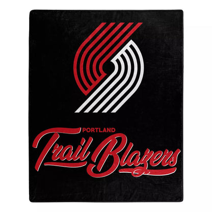 Portland Trailblazers Raschel Throw Blanket 50" x 60"