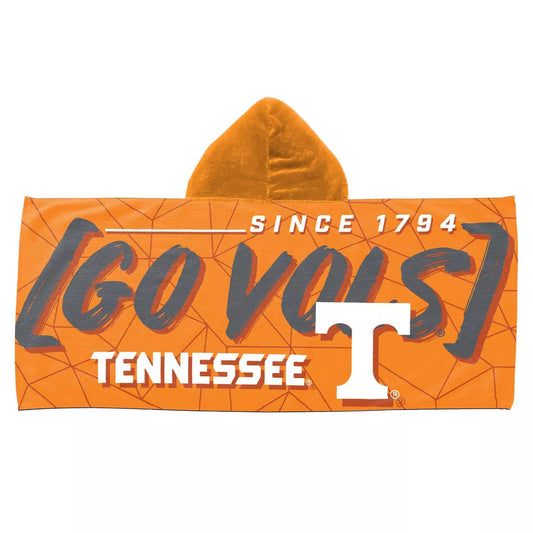 NCAA Tennessee Volunteers Juvy Hooded Towel 22" x 51"