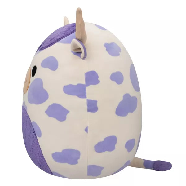 Squishmallows 16" Conway the Purple Spotted Highland Cow Plush Toy
