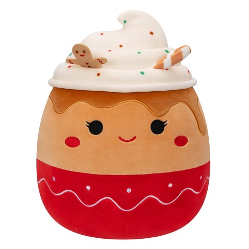 Squishmallows Ginger the Gingerbread Latte 11" 2023 Christmas RARE Edition Stuffed Plush