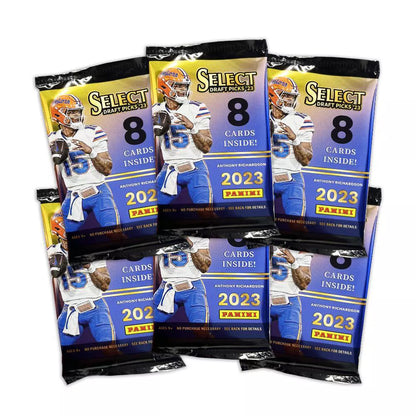 2023 Panini Select Draft Picks Football Trading Card Mega Exclusive Box