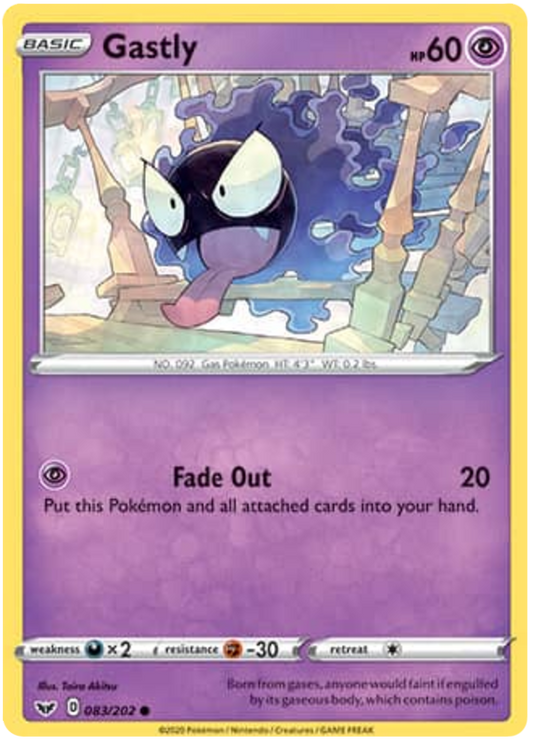 Sword and Shield Sword & Shield 083  Gastly