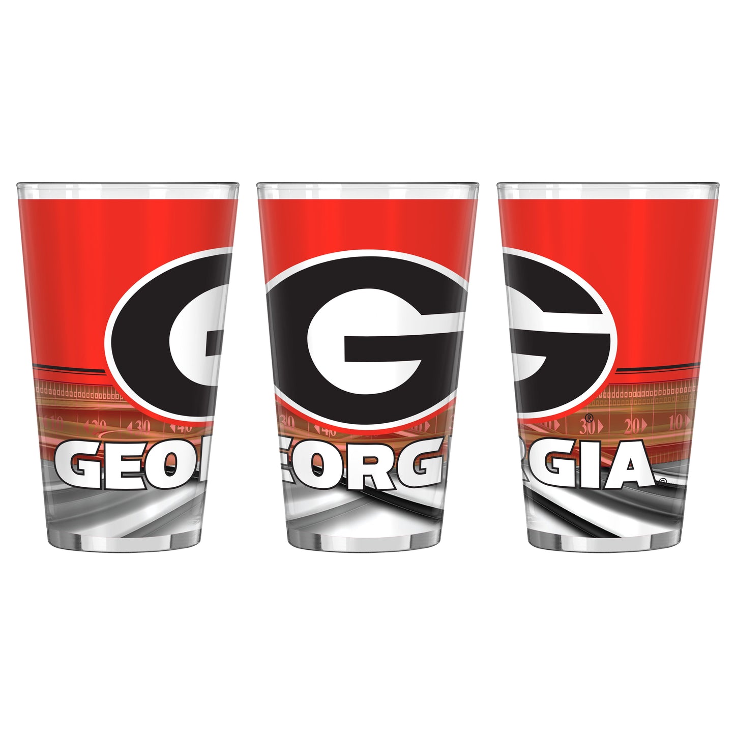 NCAA Teams 16 oz Pint Glass - Assorted Team & Style Choose your