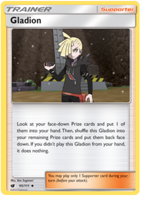 Sun and Moon Crimson Invasion - 095 Gladion