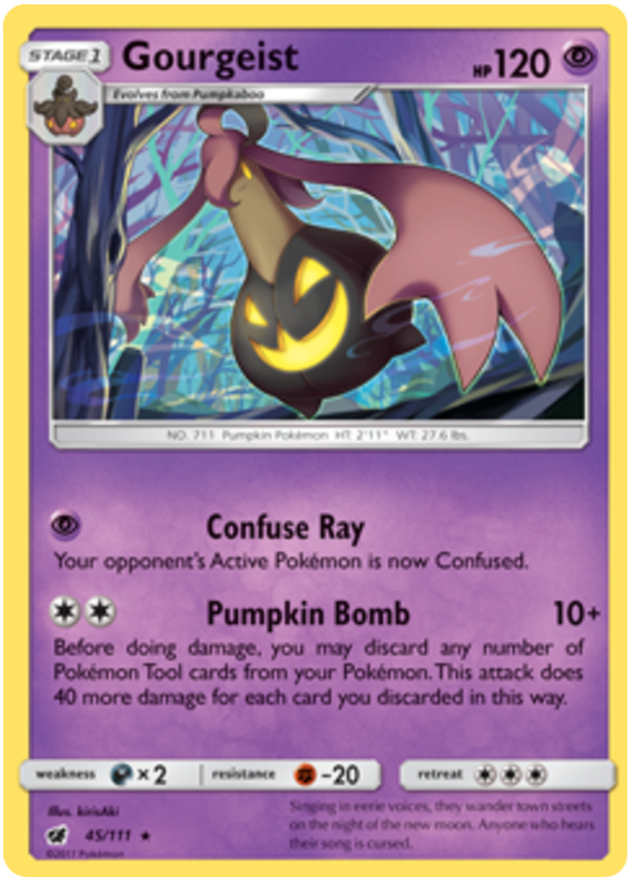 Sun and Moon Crimson Invasion - 045 Gourgeist
