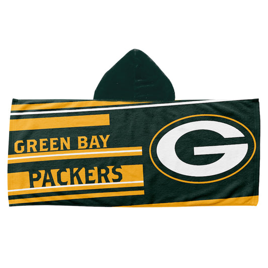 Green Bay Packers Juvy Hooded Towel 22"x51"