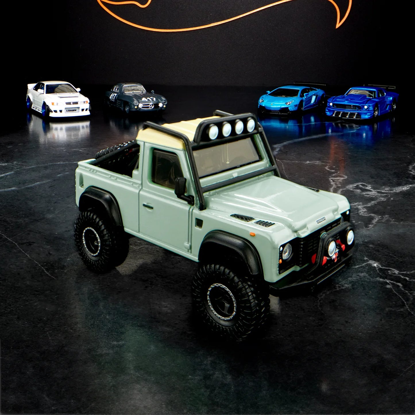 Hot Wheels Collectors Elite 64 Series Land Rover Defender 90 Pickup