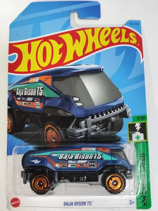 Hot Wheels Baja Bison T5 HW Green Speed 7/10 143/250