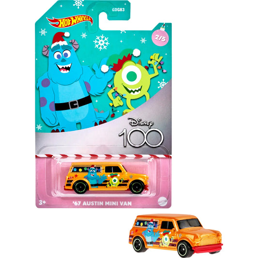 2023 Hot Wheels Car, Disney 100 Themed 1:64 - Assorted Style Choose One