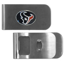Load image into Gallery viewer, NFL Team Money Clip Bottle Opener - Assorted Teams Choose Your
