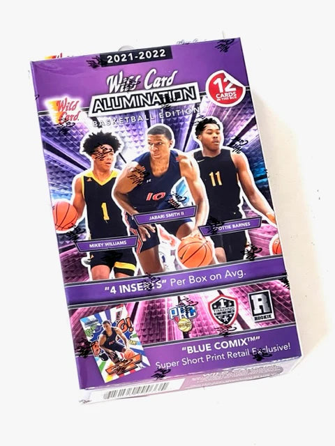 2021-2022 Wild Card Alumination Basketball Edition Factory Sealed Hanger Box