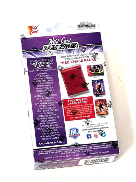 2021-2022 Wild Card Alumination Basketball Edition Factory Sealed Hanger Box