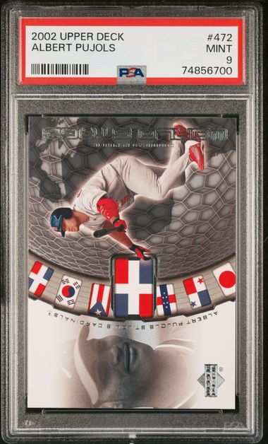 2002 Upper Deck Albert Pujols #472 PSA 9 MINT St. Louis Cardinals