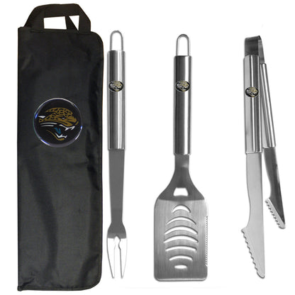 NFL Team 3 Piece Steel BBQ Set - Assorted Teams Choose Your