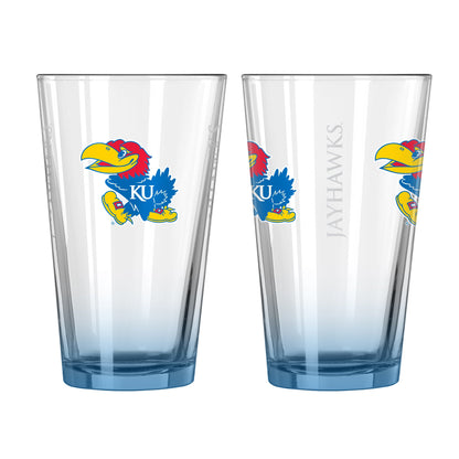NCAA Teams 16 oz Pint Glass - Assorted Team & Style Choose your