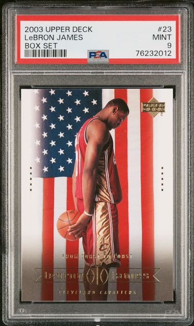2003 Upper Deck LeBron James Box Set #23 PSA 9 Cleveland Cavaliers