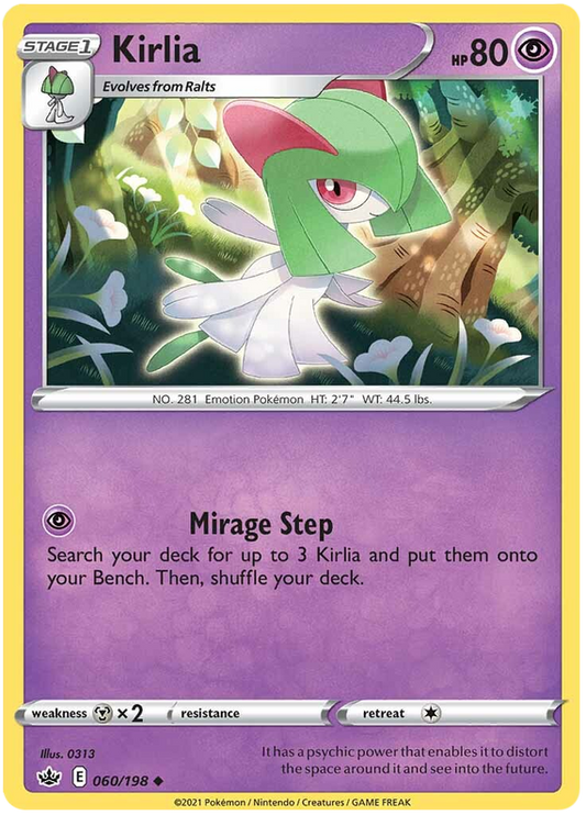 Sword and Shield Chilling Reign 060  Kirlia