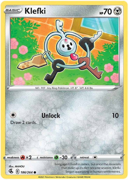 Sword and Shield Fusion Strike 186  Klefki