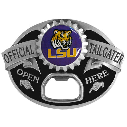 NCAA Team Tailgater Belt Buckle Bottle Opener - Assorted Teams Choose Your