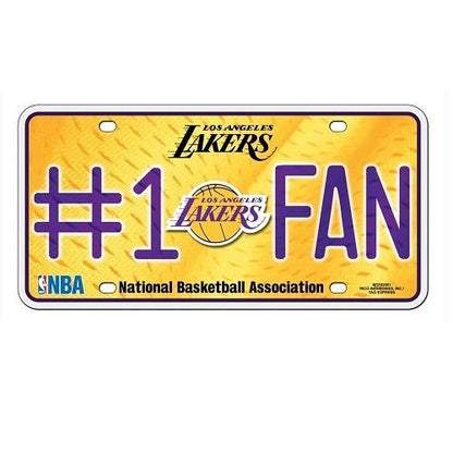 NBA Team License Plate Assorted Team & Style Choose Your