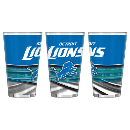 NFL Teams 16 oz Pint Glass - Assorted Team & Style Choose your