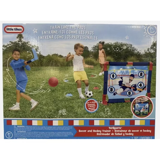 Little Tikes Soccer & Hockey Trainer Set - Open Box