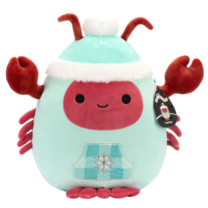 Squishmallows Lorono the Lobster Wearing Winter Outfit 12" Select Series Stuffed Plush