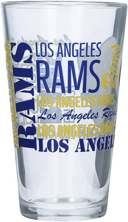 NFL Teams 16 oz Pint Glass - Assorted Team & Style Choose your