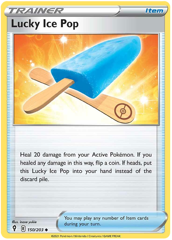Sword and Shield Evolving Skies 150  Lucky Ice Pop