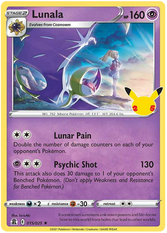 Sword and Shield Celebrations 15  Lunala