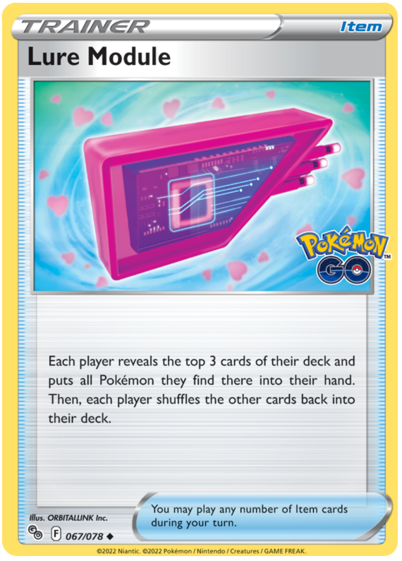 Sword and Shield Pokemon Go 67  Lure Module