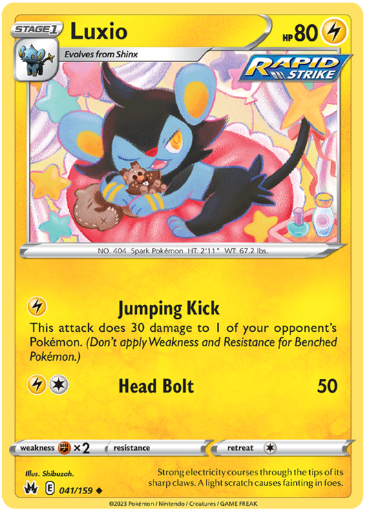 Sword and Shield Crown Zenith #41 Luxio