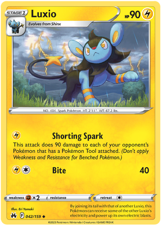Sword and Shield Crown Zenith #42 Luxio