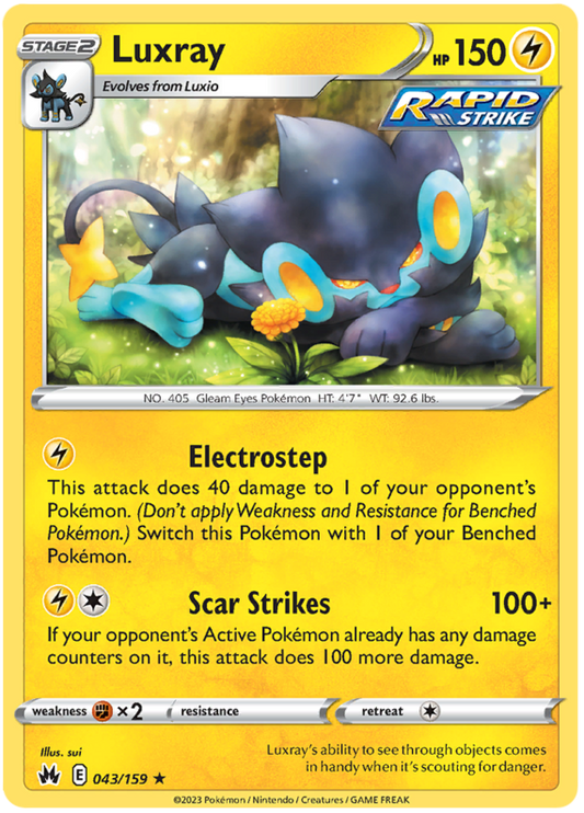 Sword and Shield Crown Zenith #44 Luxray