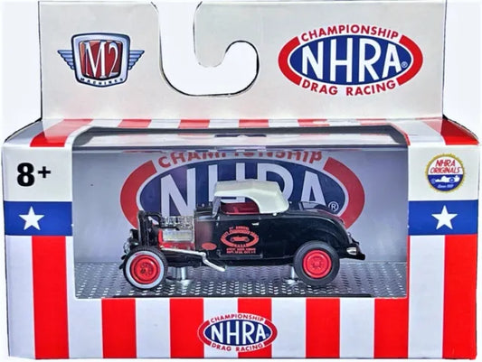 M2 Machines 2023 NHRA Series Black1932 Ford Roadster NHRA Drag Racing
